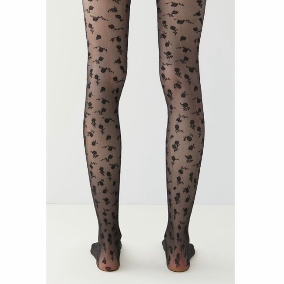 UO Sheer Ditsy Floral Tight - Picture 3 of 3